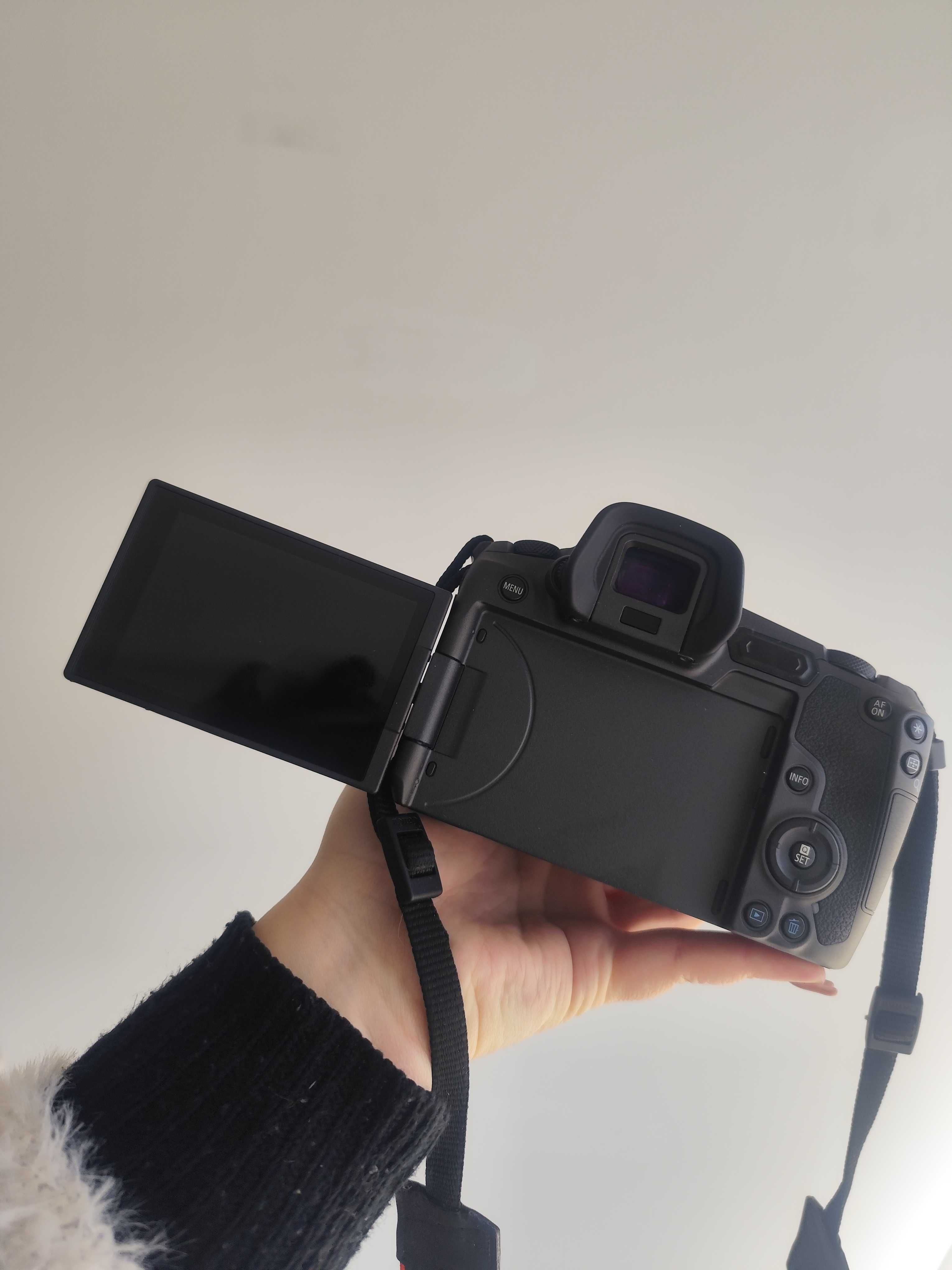 Canon R + objetiva e acessórios
