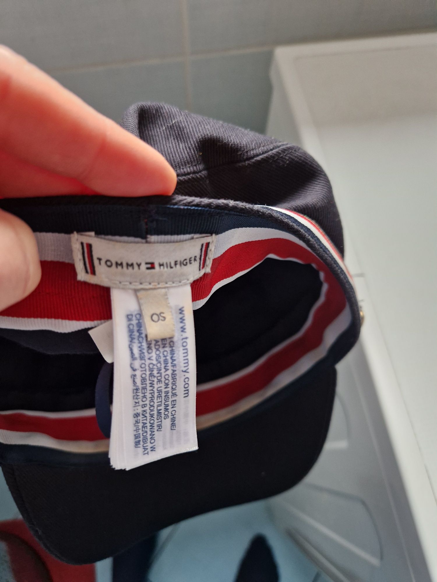 Kaszkiet czapka Tommy Hilfiger granat