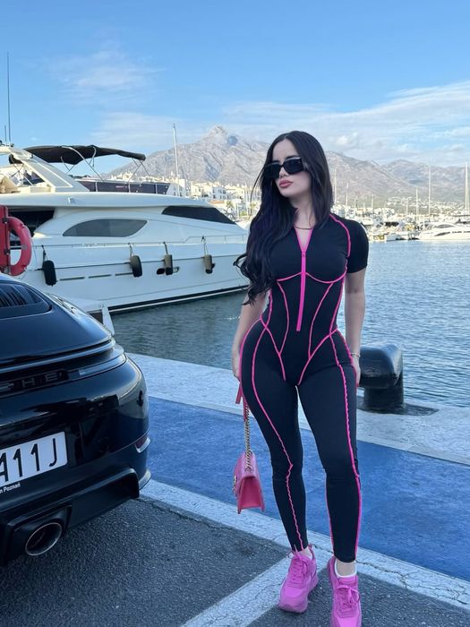 Фітнес комбінезон з Неоновими швами