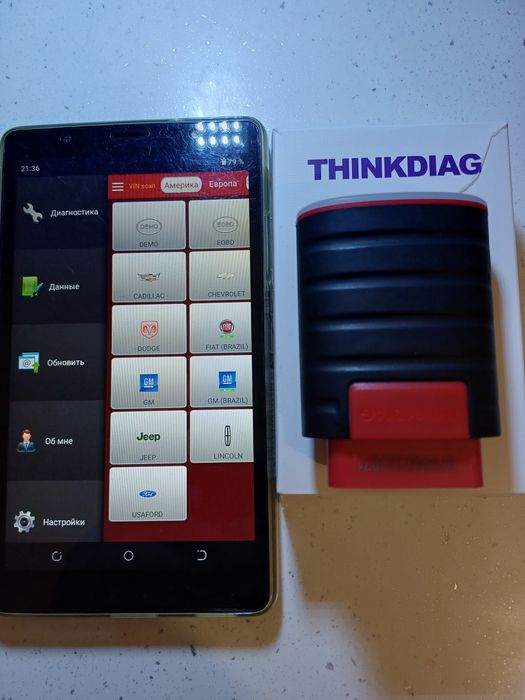 Комплект автодіагностики THINDIAG  +  Планшет