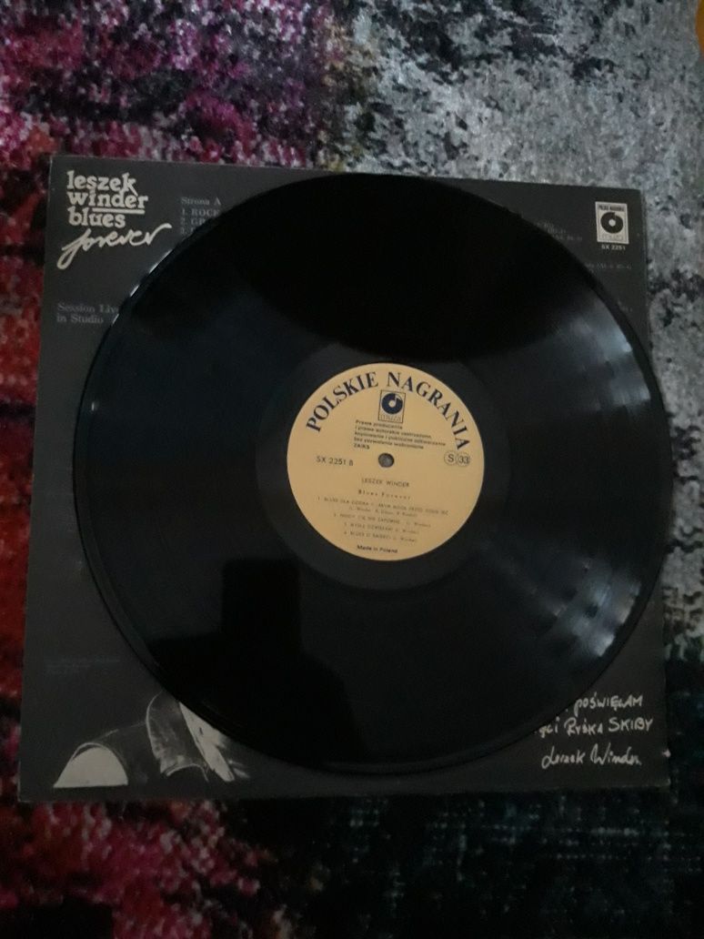 Archiwum polskiego blues rocka LESZEK WINDER- Blues Forever. 1 Press.