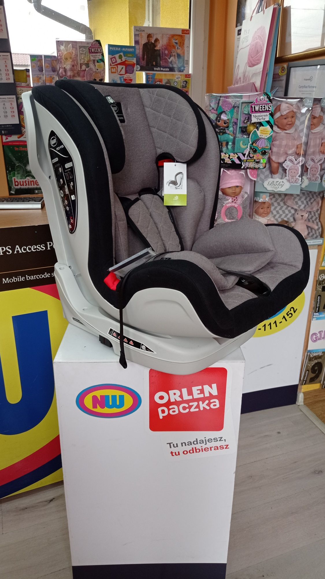 Nowy fotelik samochodowy do 36 kg ISOFIX