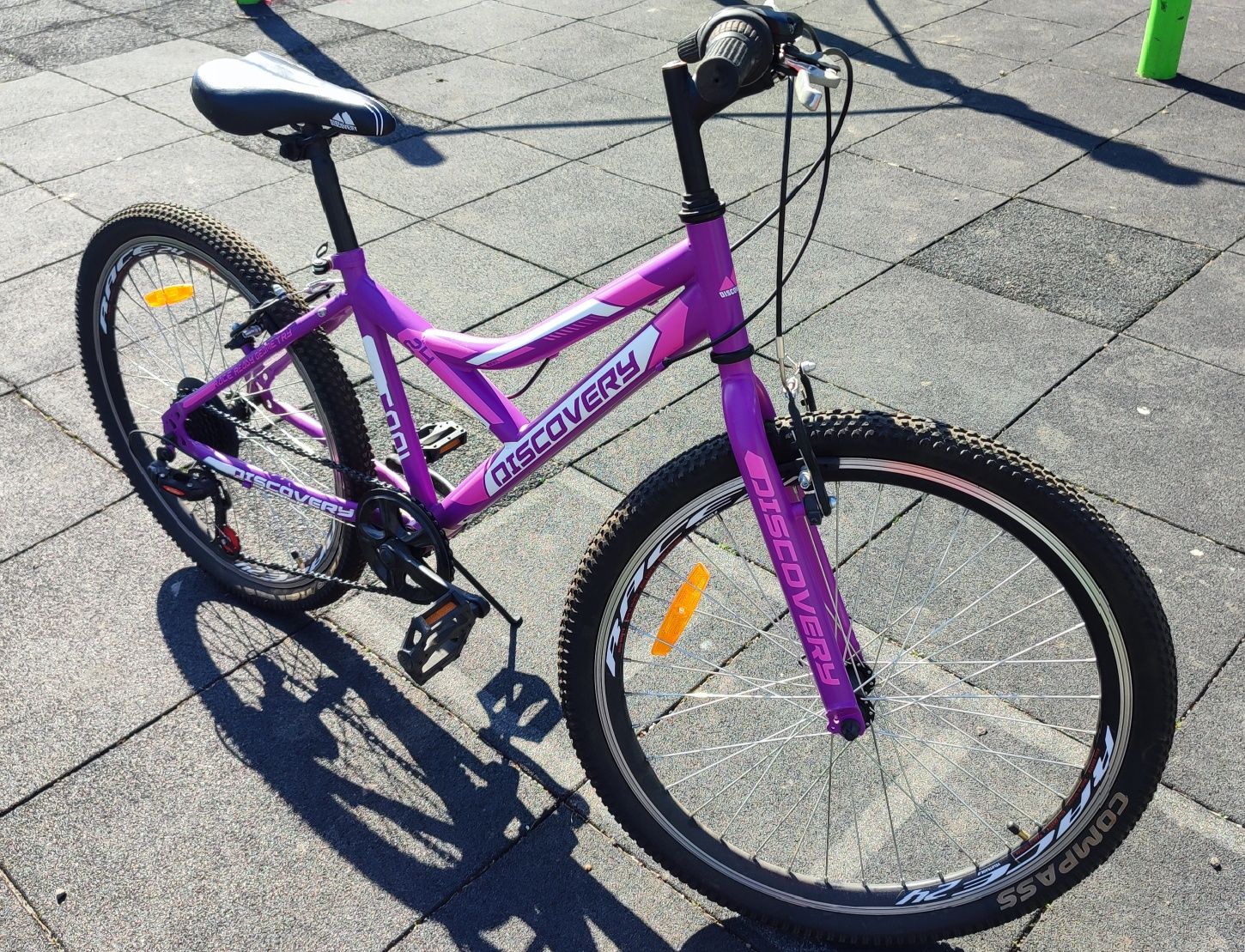 Велосипед 24 "Discovery COOL" фіолетовий з криламидля підлітка