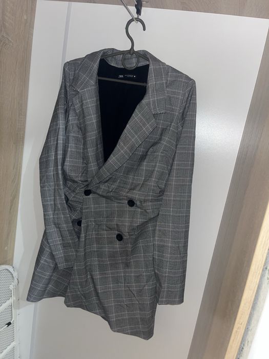 Сукня піджак зара у клітинку