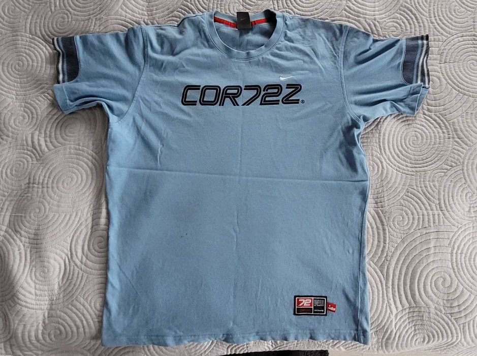 Koszulka T-Shirt Nike Cortez 72 Rozmiar XL Niebieska Błękitna