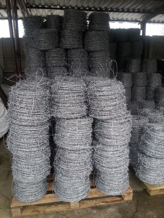 Drut kolczasty - 100mb słupki panele siatka