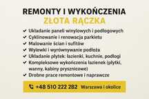 Remonty, Wykończenia, Złota Rączka – Warszawa i okolice