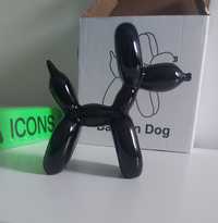 Balloon Dog balonowy pies figurka ceramiczna streetwear czarny błyszcz