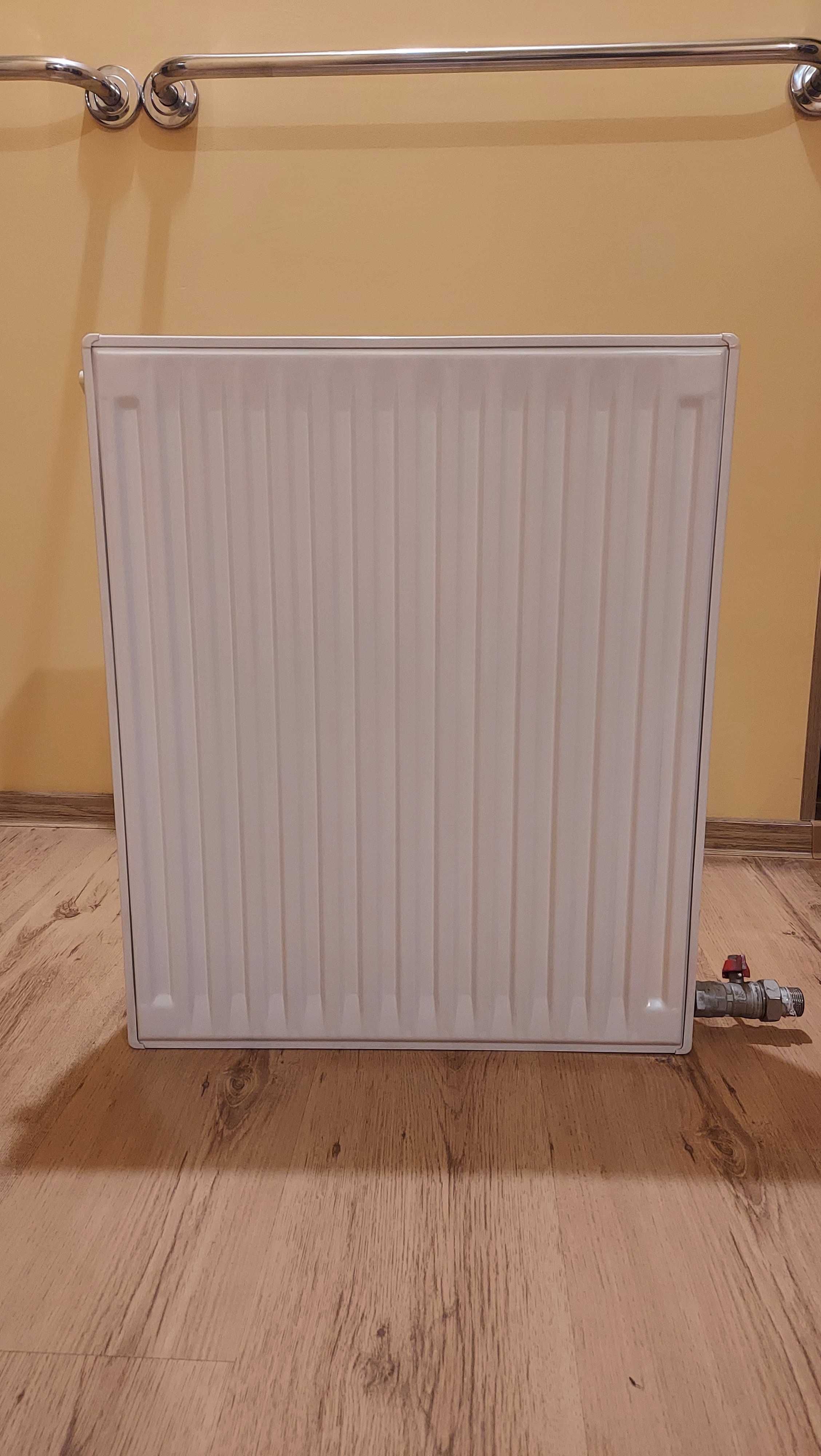 Grzejnik dwupłytowy biały ogrzewanie CO 50x60x10
