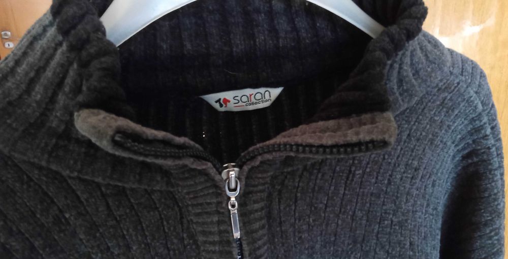 Sweter zimowy męski XL