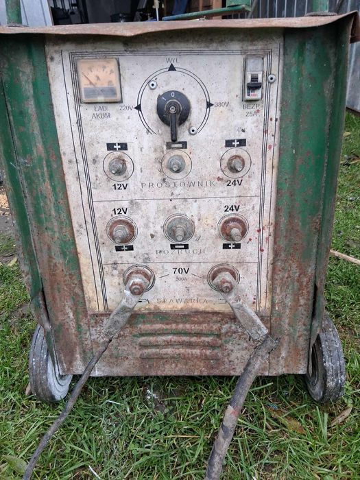 Spawarka transformatorowa prostownik 12v+ 24 i rozruch