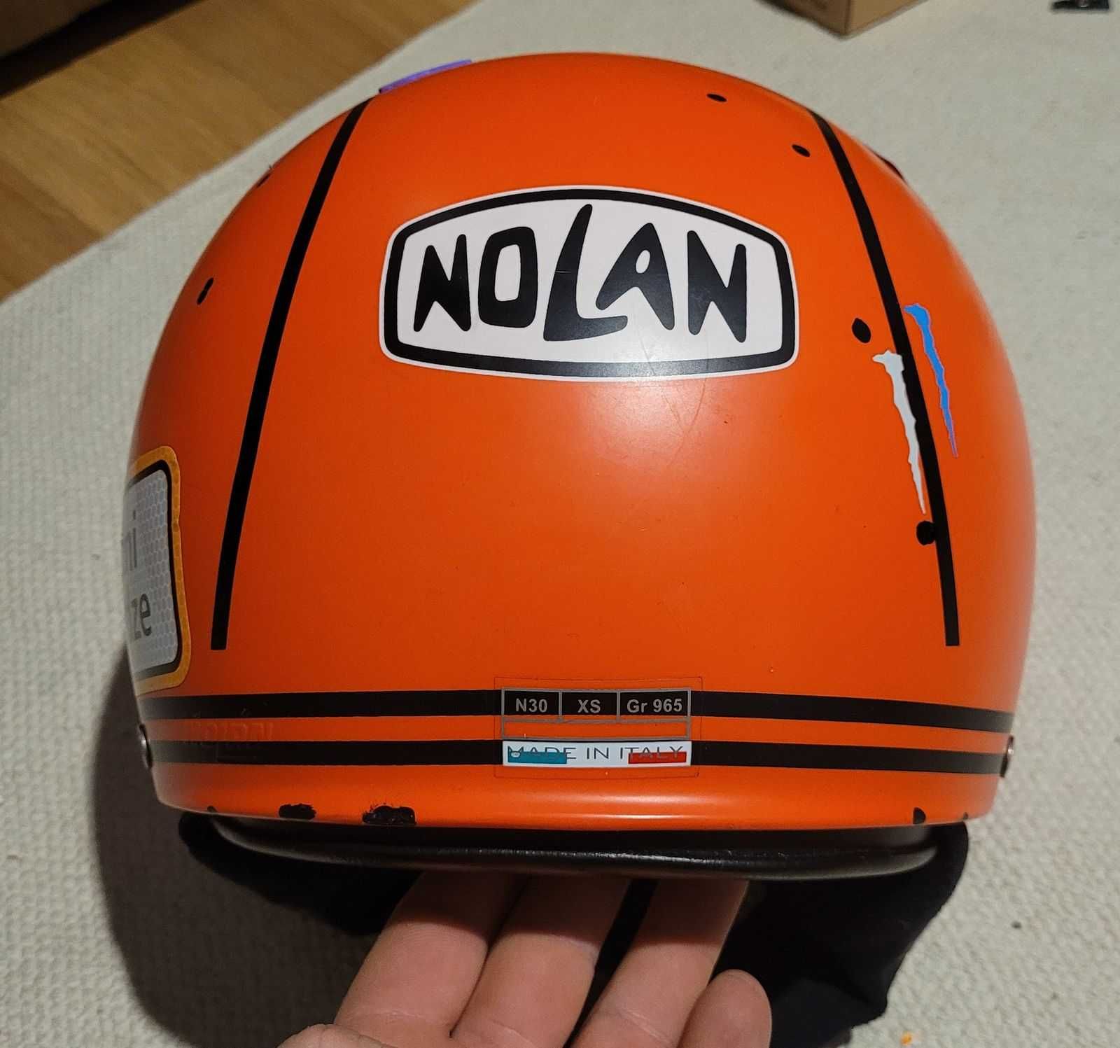 Kask Nolan XS N30 z Włoch bez wizjera Hulajnoga Skuter Moto Rower BMX