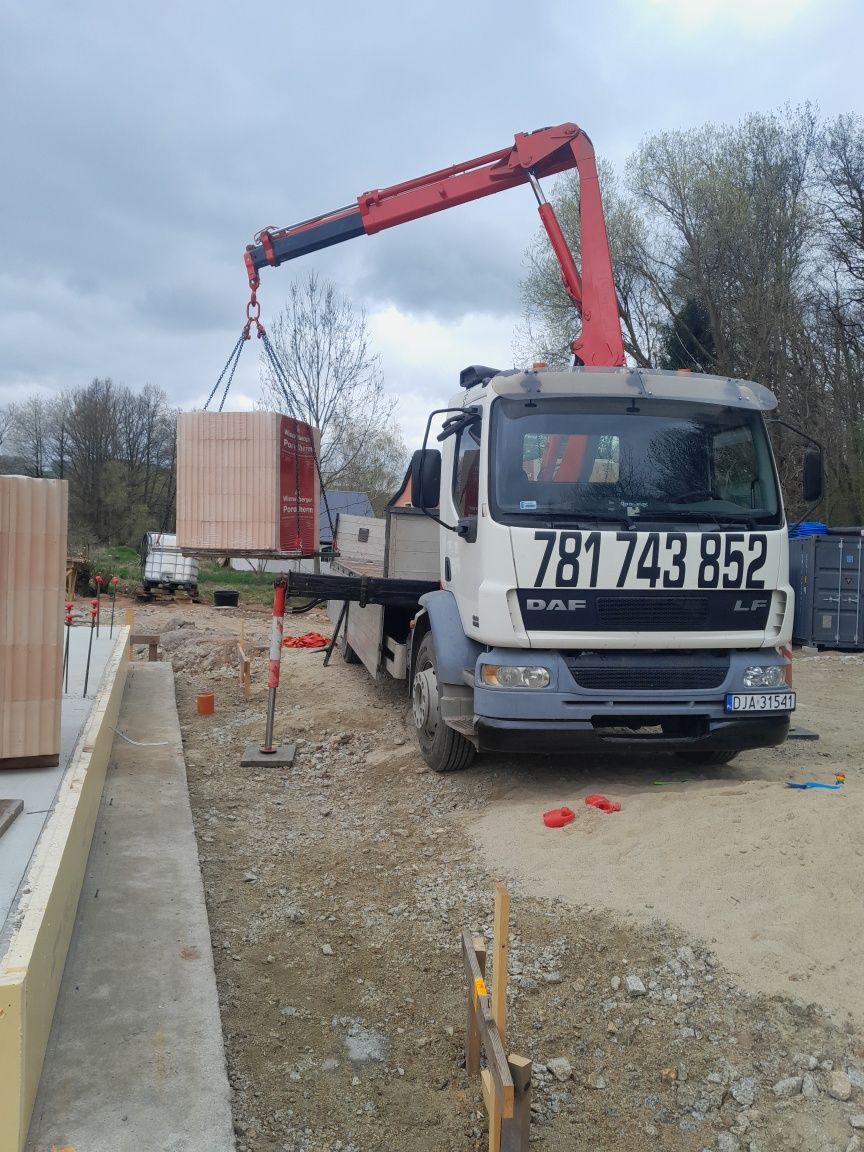 Uslugi Transportowe  hds dźwig