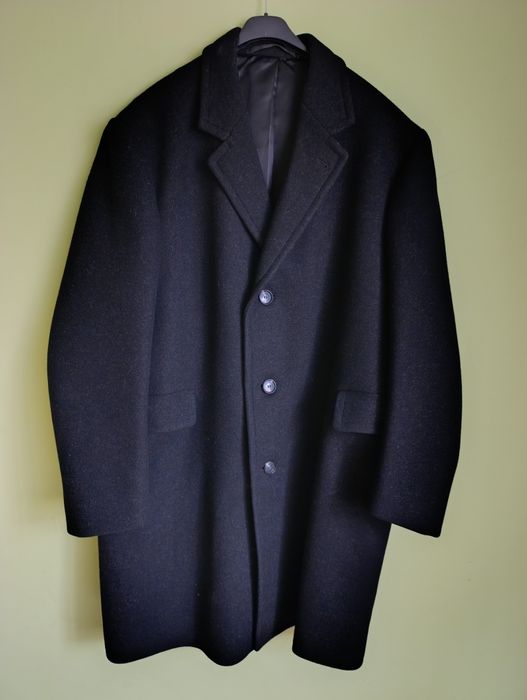 Płaszcz męski czarny