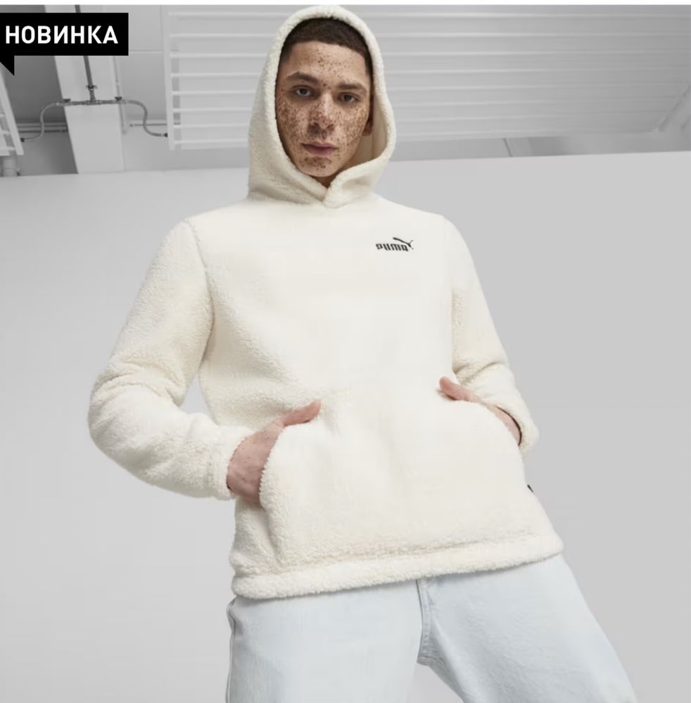 Худі Puma essential ess + Sherpa Hoodie, Кофта Пума