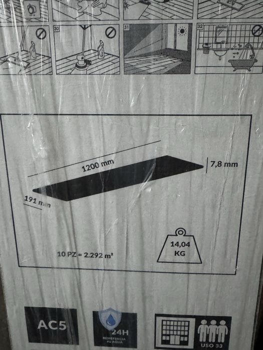 Chão flutuante 6 caixas selado