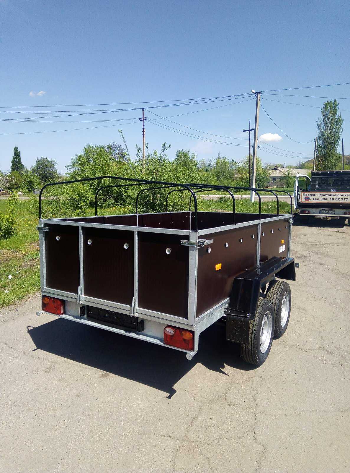 Причіп двовісний оцинкований. Авто прицеп  Підходить для Бджіл, Вулики