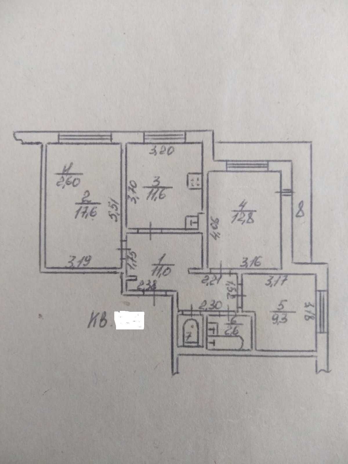 Продам 3 комнатную квартиру ул. Ак. Заболотного/ ТЦ Семья