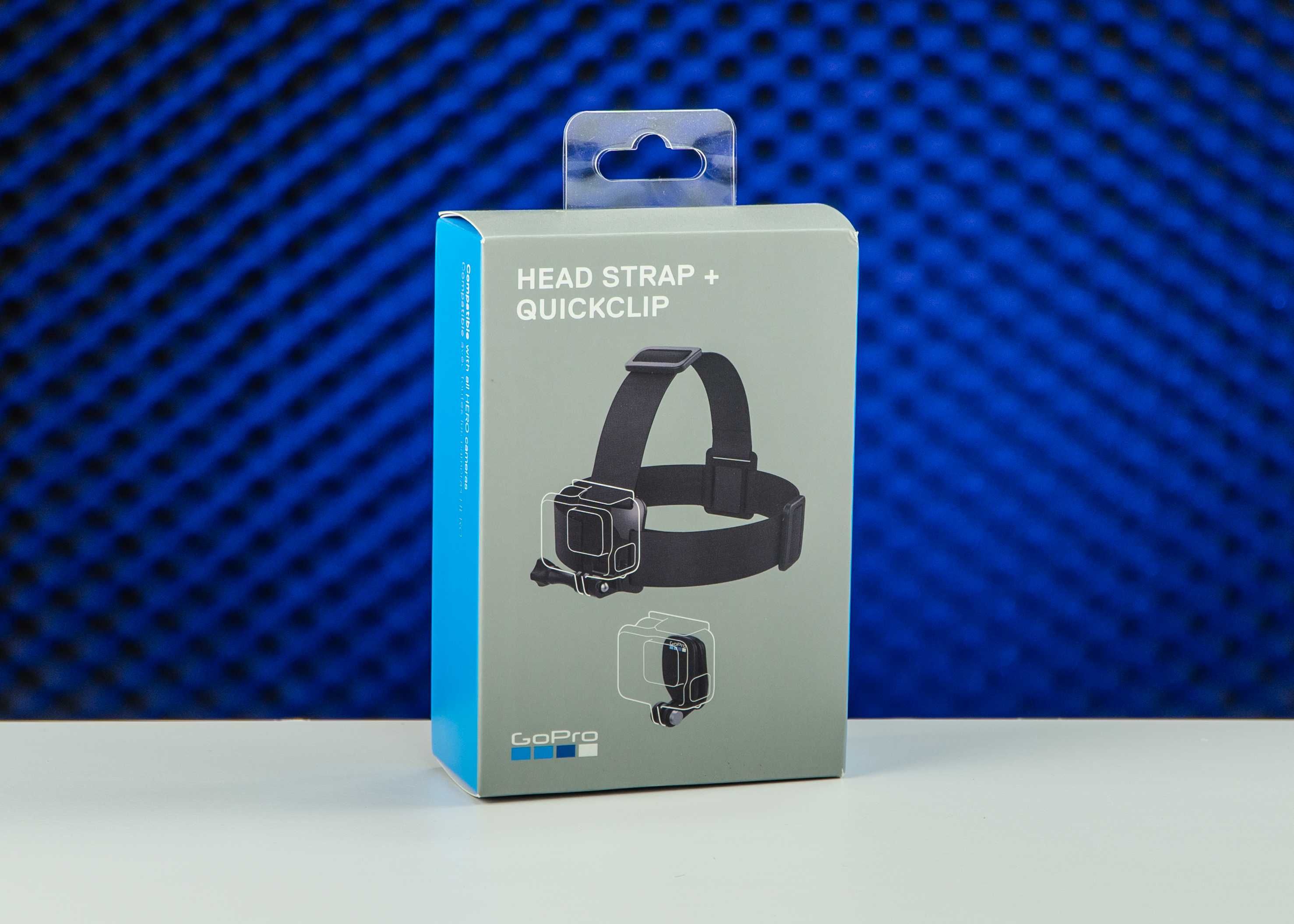 Набір кріплень GoPro Head Strap та QuickClip - Оригінал, Наявність