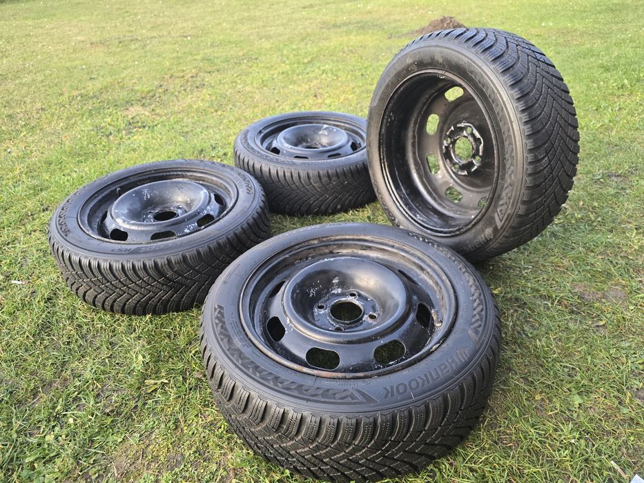 Opony zimowe Hankook + felgi stalowe 15
