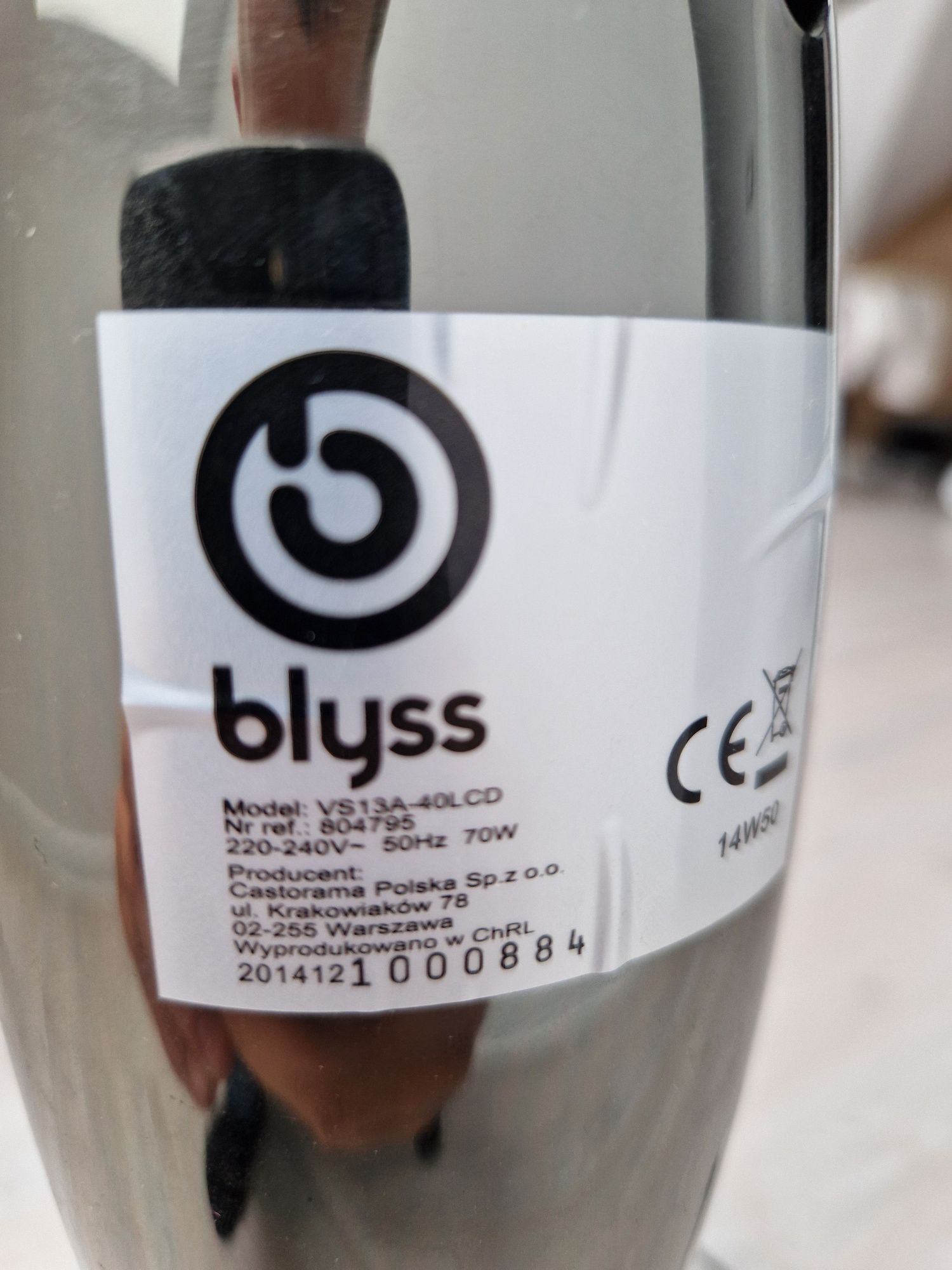 Wentylator blyss vs13a-40lcd