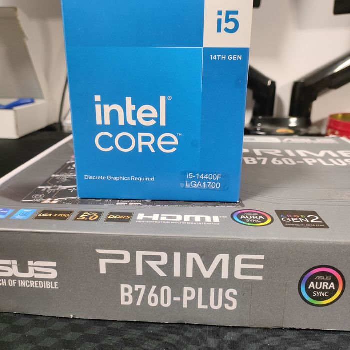 Zestaw Intel Core i5-14400F + płyta główna ASUS PRIME B760-PLUS
