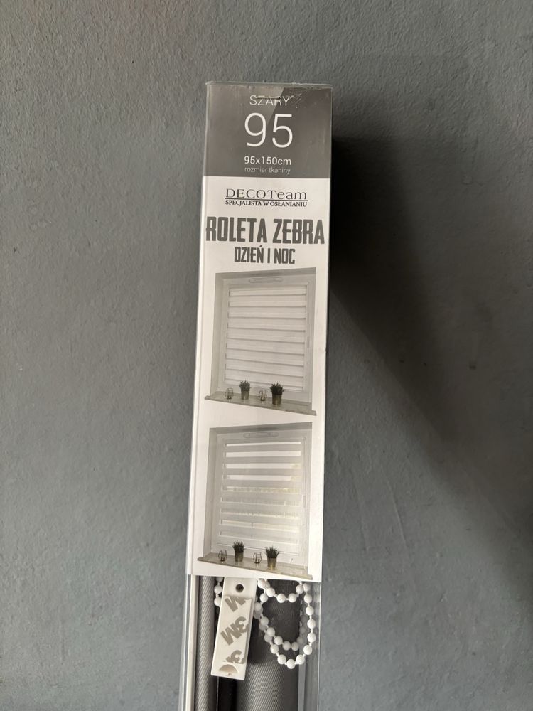 Roleta dzień/noc  95/150 cm kolor szary
