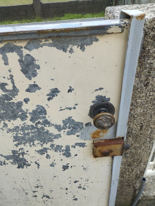 Portão em ferro maciço