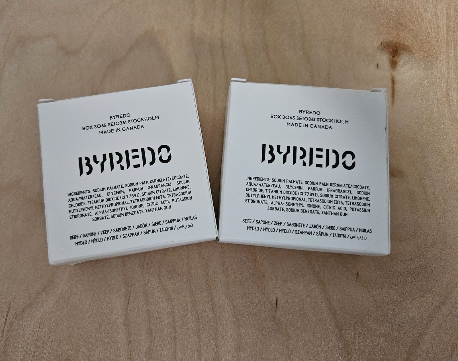 Mydełka Byredo 30g nowe