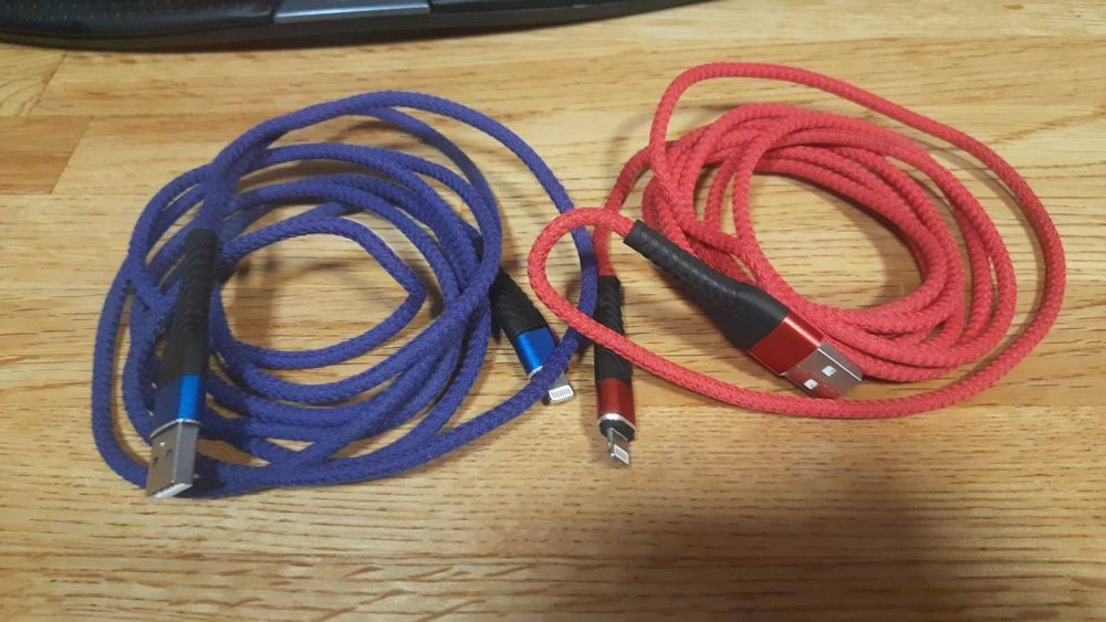 Кабель Lightning 2 м у тканинній оплітці для iPhone та iPad