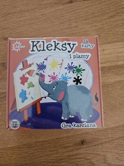 Gra karciana NOWA Kleksy i plamy 24 karty