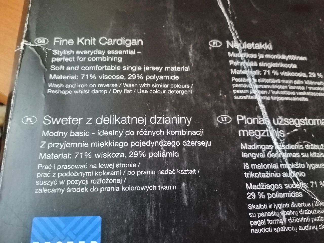 NOWY sweter r. S (36/38)