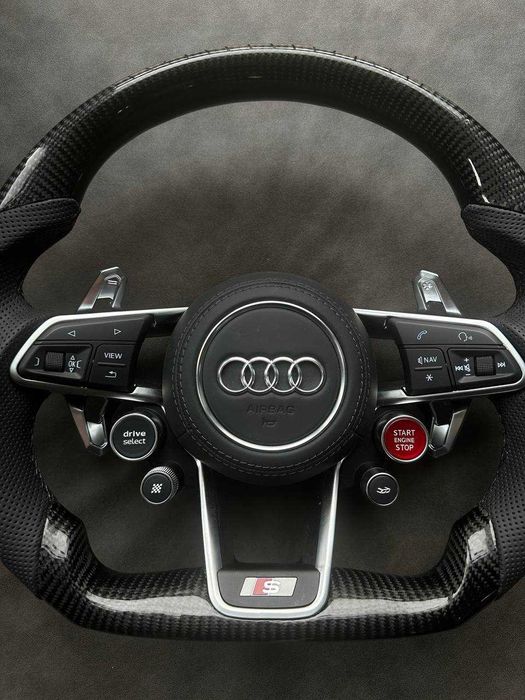 Кермо Руль Audi RS A3 A4 A5 A6 A7 2012-2018 Ауді Карбон VAG