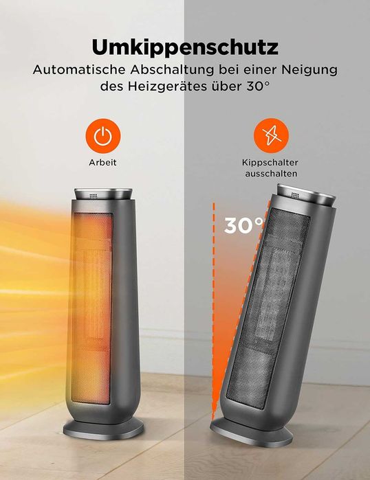 Grzejnik elektryczny ceramiczny Midea NTH20-18MRA 2000 W