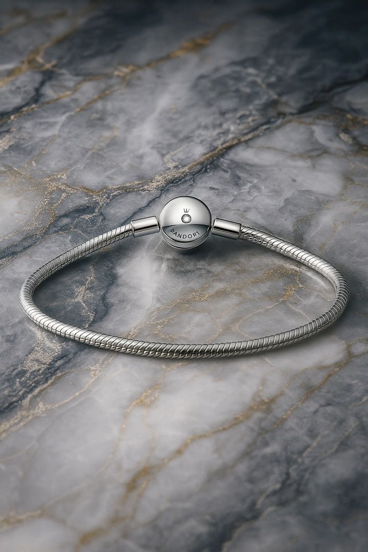 Promocja srebrna bransoletka Pandora moments 17cm do Pandora charms