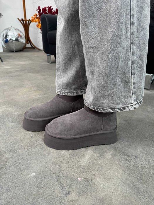 Женские UGG australia на платформе / Угги замшевые зимние 37 38 39 40