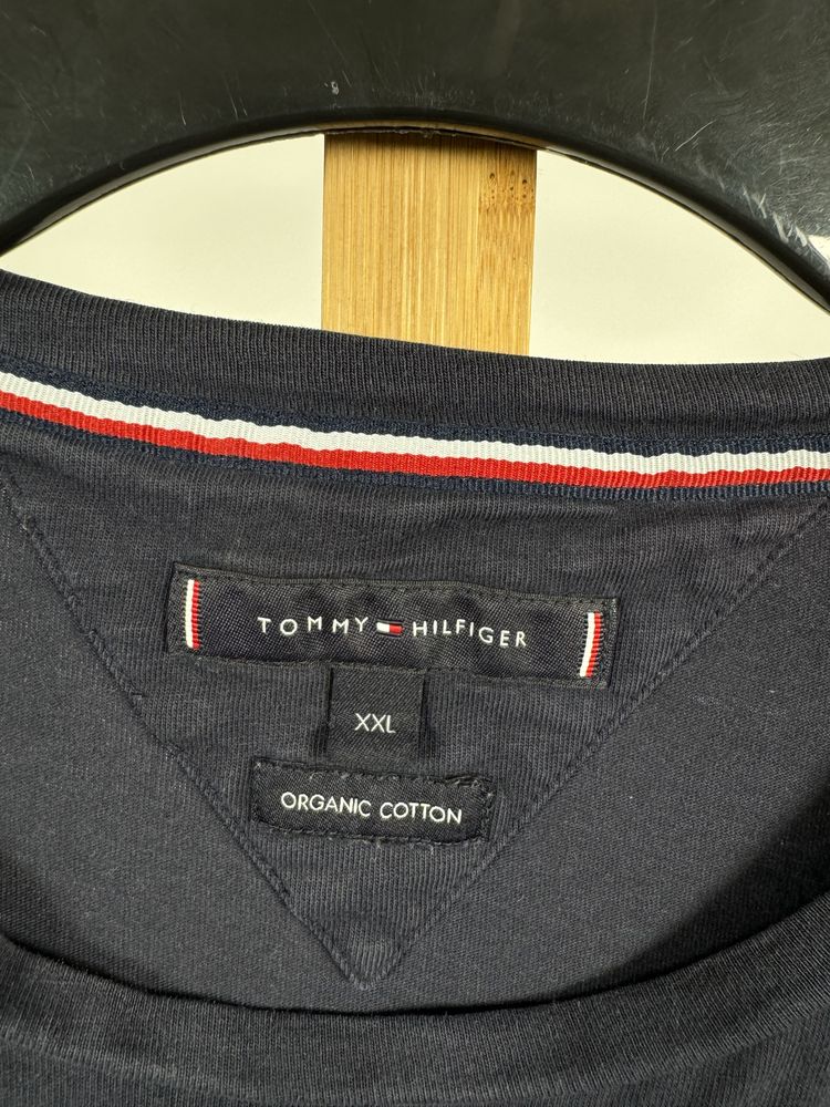 Tommy Hilfiger bluza longsleeve granatowa XXL