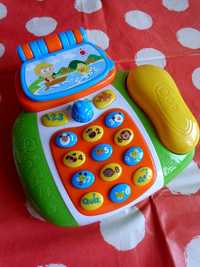 pierwszy muzyczny grający telefon zabawka edukacyjna biedronka