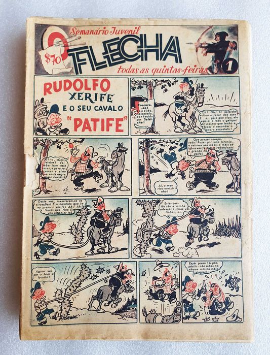 Semanário Juvenil "Coleção Flecha" Completa ~ 37 números ~ 1954 ~ RARO
