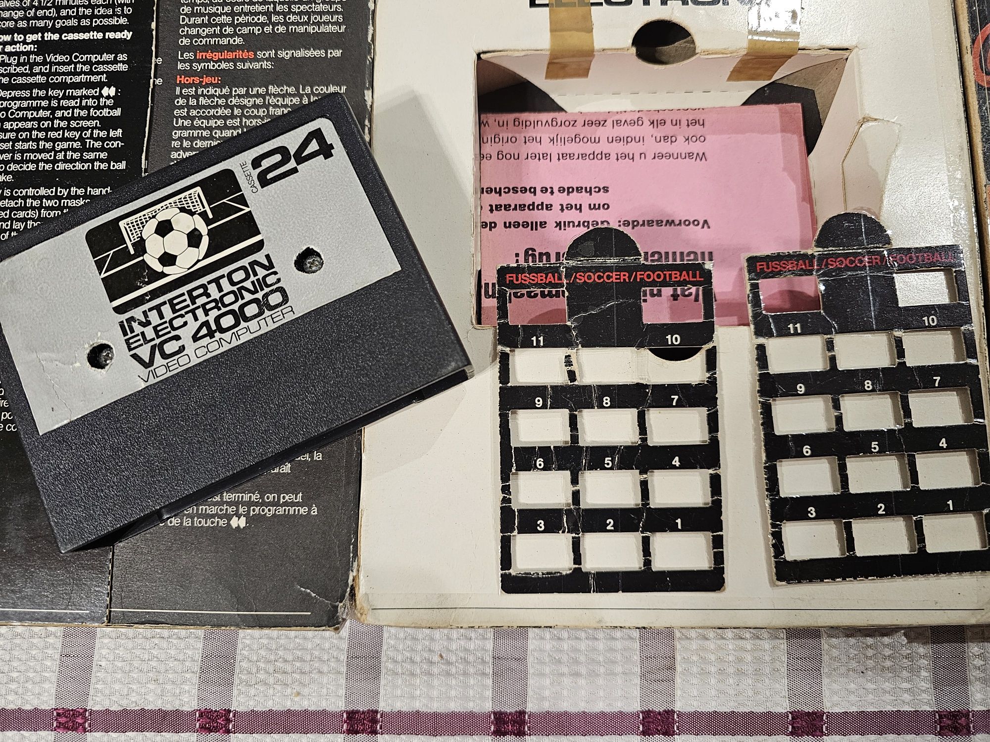 Retro konsola Interton VC4000 + 6 gier