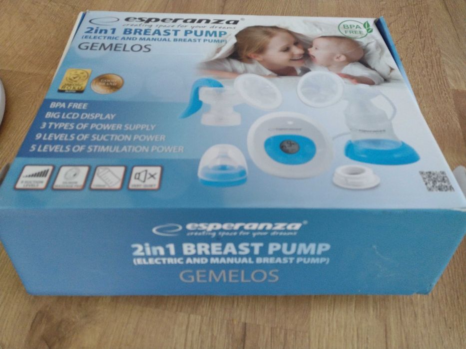 Laktator Esperanza,2 w 1,  35 zł jak nowy