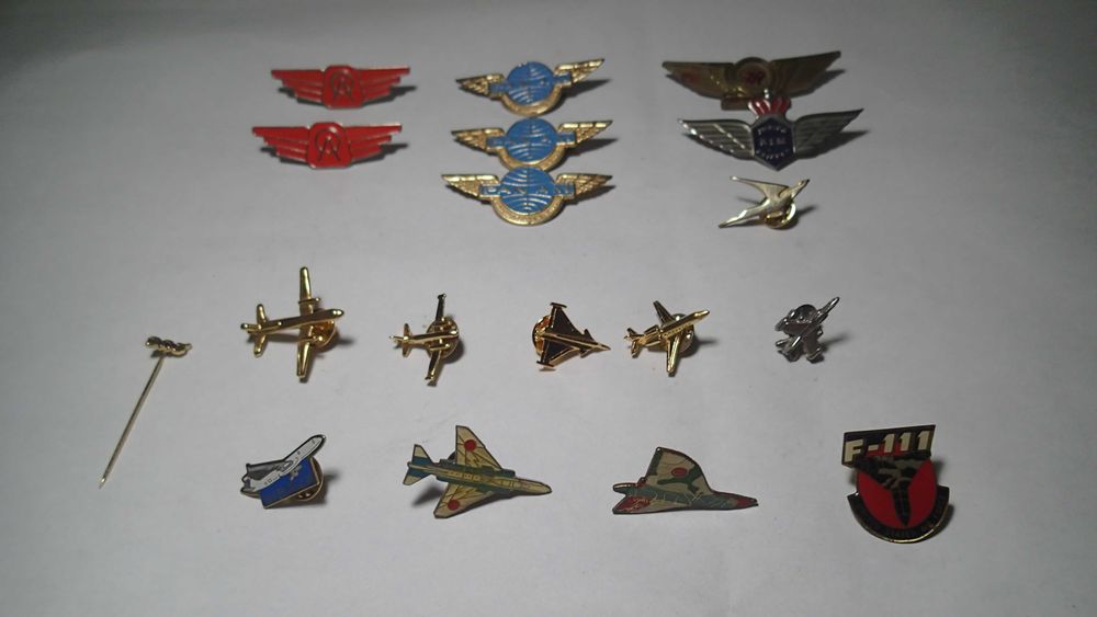 Brevets e pins da aviação