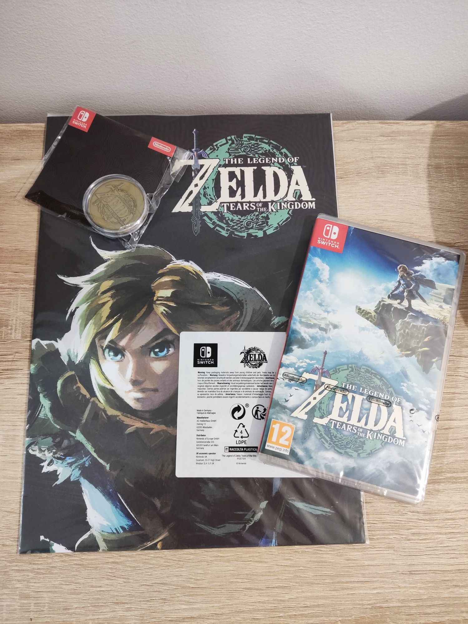 The Legend of Zelda tears of the Kingdom selado