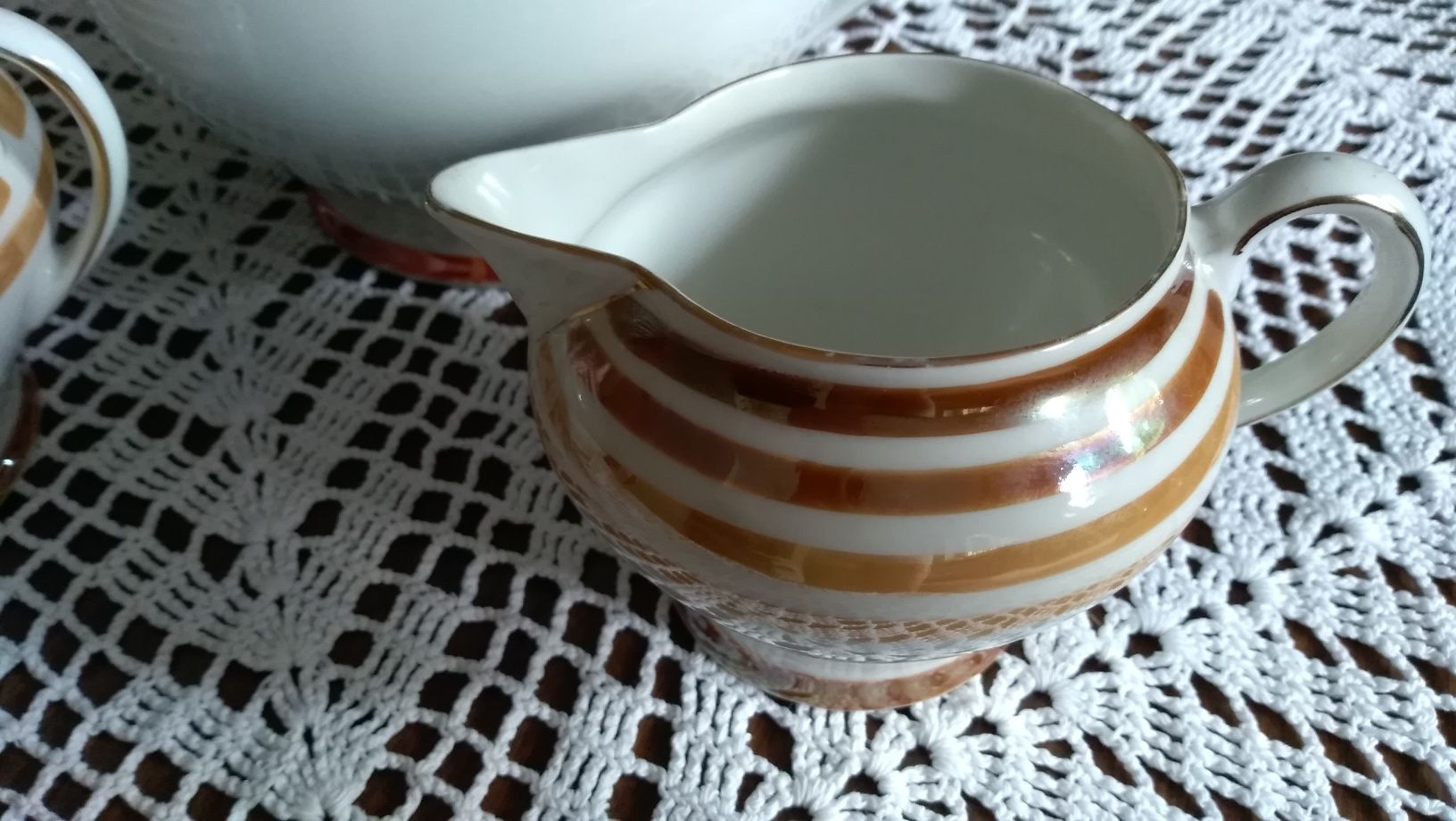 Porcelana przedwojenna Bavaria garnitur herbaty