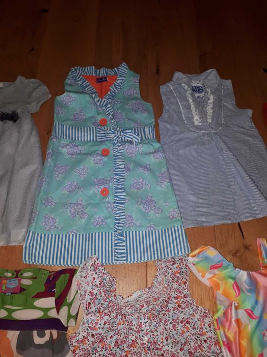 Zestaw ubrań dla dziewczynki na lato rozmiar 110-116