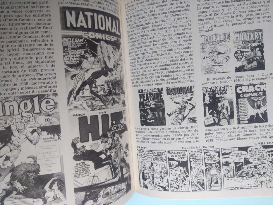 ESPIRITU DE LOS COMICS - BDs de Will Eisner - Textos de Javier Coma