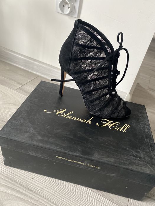 Koronkowe botki skorzane 38 Alannah Hill miala je Natalia Siwiec