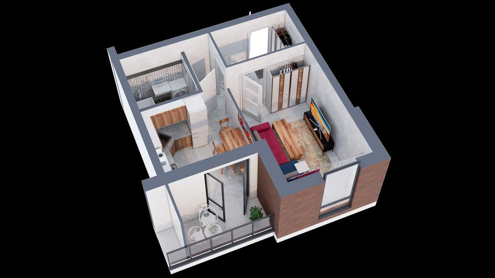 Продаж однокімнатної квартири в передмісті Києва від Забудовника