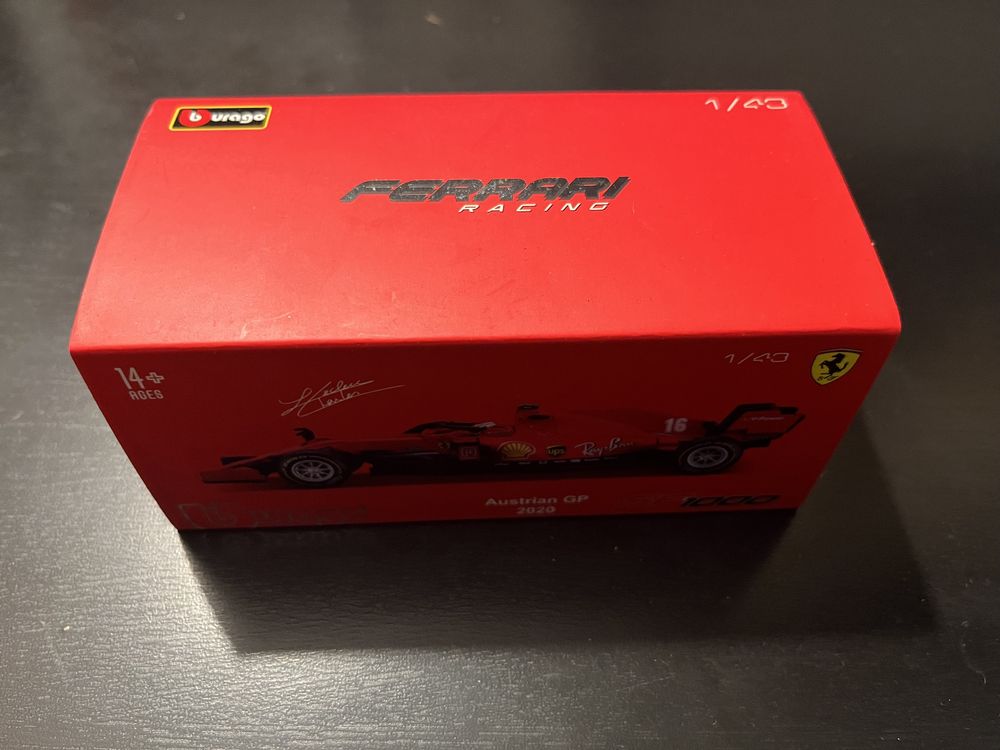 Carro Bburago F1 Ferrari (Charles Leclerc) - Escala 1:43