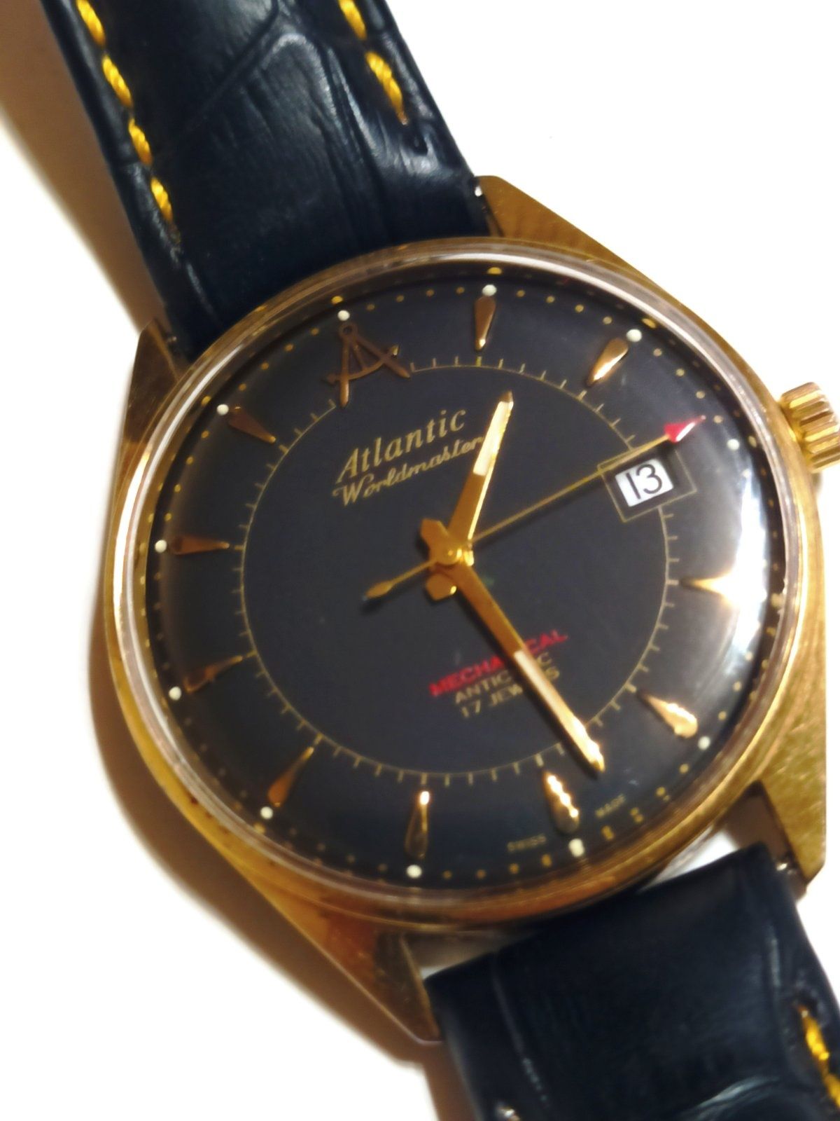 Часы Atlantic WORLDMASTER . Швейцария. Винтаж.